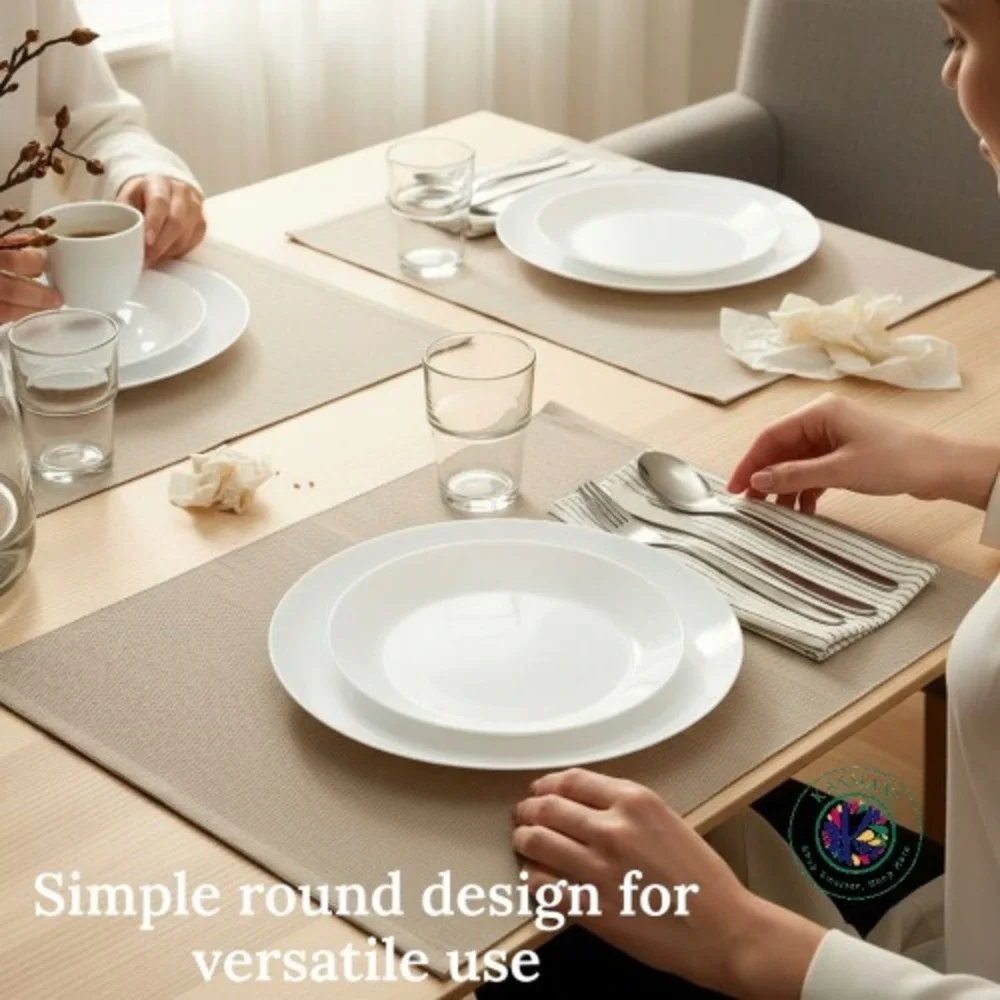 IKEA OFTAST Side Plate White Tempered Glass 7.5